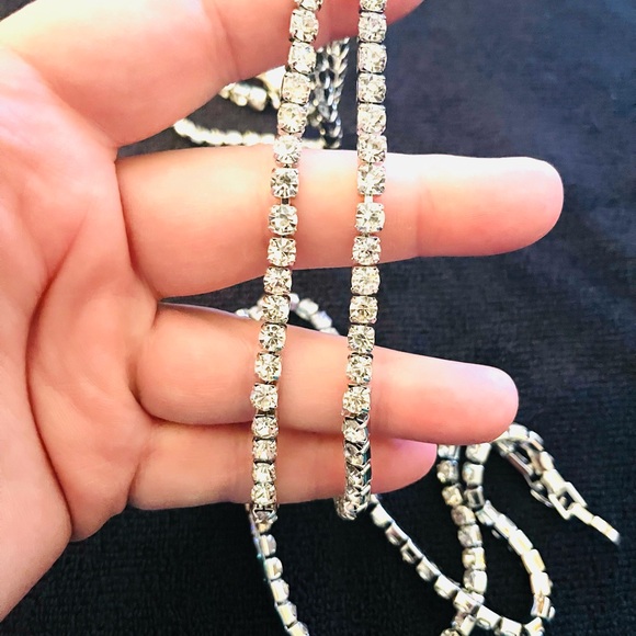 🆕2 Ice-Timed🆕 CZ Necklaces. X’s 2, one is 20’ and the other is 22’ long. - Picture 4 of 12